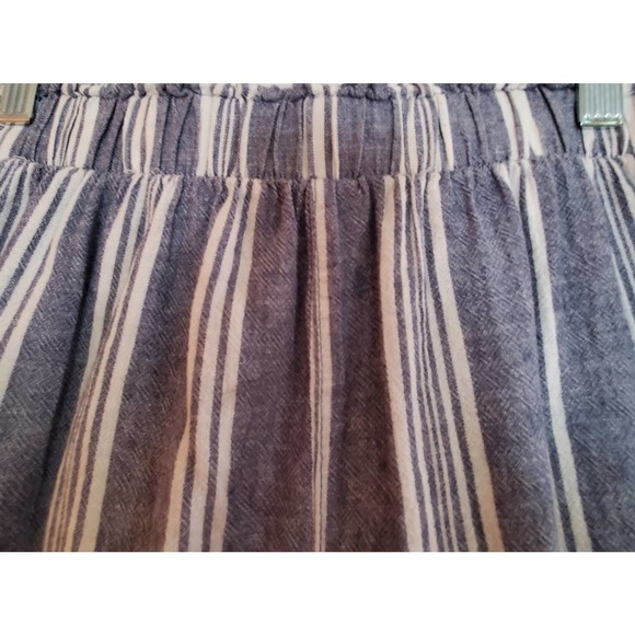 UPCYCLED Upscaled Boho Beach Themed Cotton Linen Capris Size‎ Small Bloomers - Picture 4 of 14